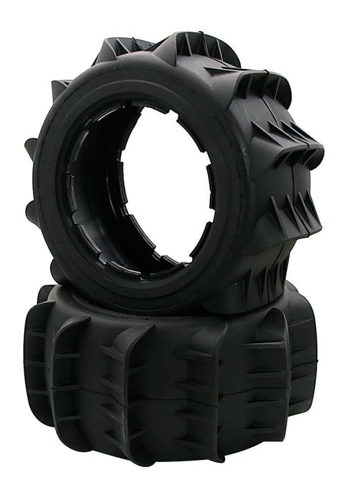 FLMLF Sand Wheel Tire Skin Set for 1/5 HPI ROFUN ROVAN KM Baja 5B 5T 5SC SS Kraton 8s Losi DBXL-E 2.0 - Image 1