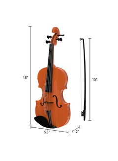 Kid’S Toy Violin With 4 Adjustable Strings And Bow - Musical Sounds- Realistic-Looking Instrument For Learning Classical Music - pzsku/Z34968E12541101AA473FZ/45/_/1734347937/b27a665a-1e51-44df-8a7e-d4e674369907