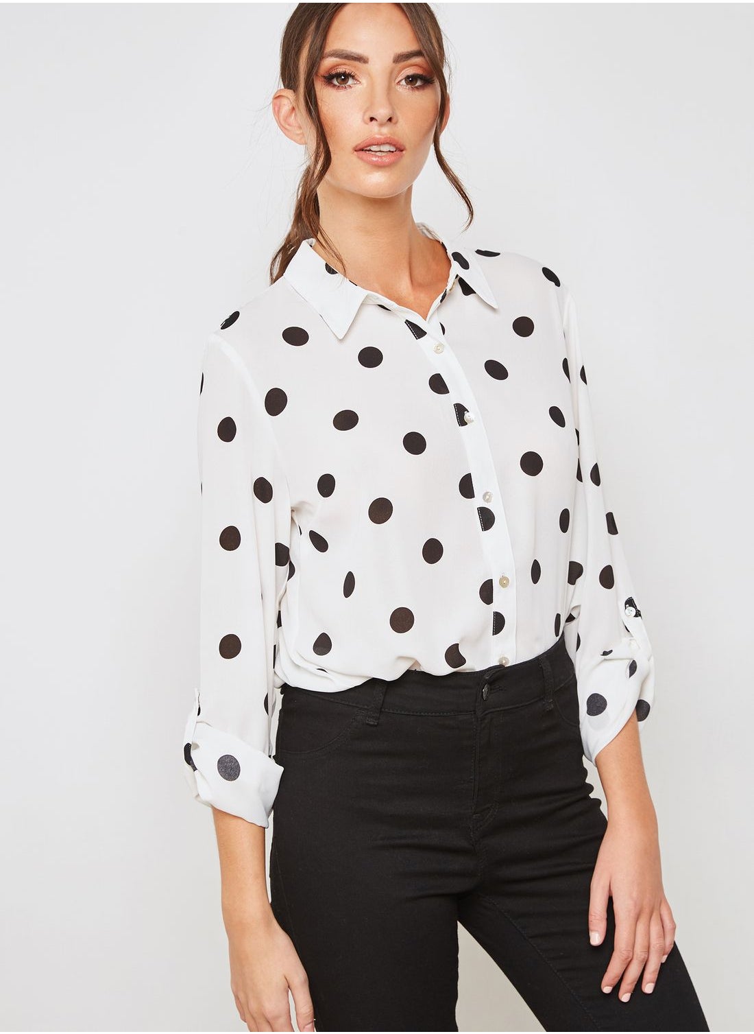 polka dot shirt forever 21