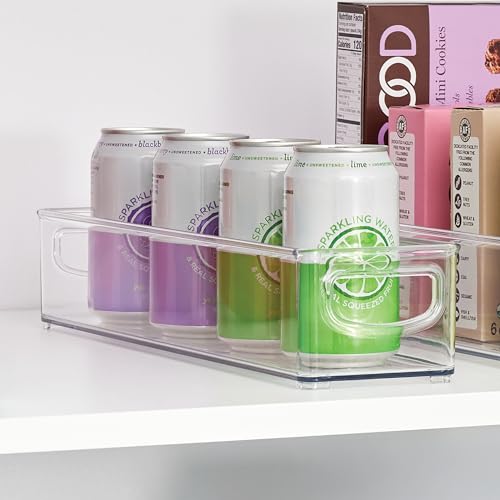 InterDesign iDesign Slim Clear Plastic Storage Bin, Extra Long Narrow Stackable Organizer for Kitchen and Pantry - Image 3