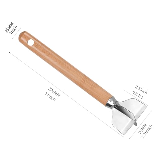 ANZIUS Stainless Steel Meat Chopper, Stainless Steel Meat Masher, 11 Inch, Ground Beef Chopper Tool, Metal Meat Masher, Ground Meat Smasher, Hamburger Smasher Tool - Image 2