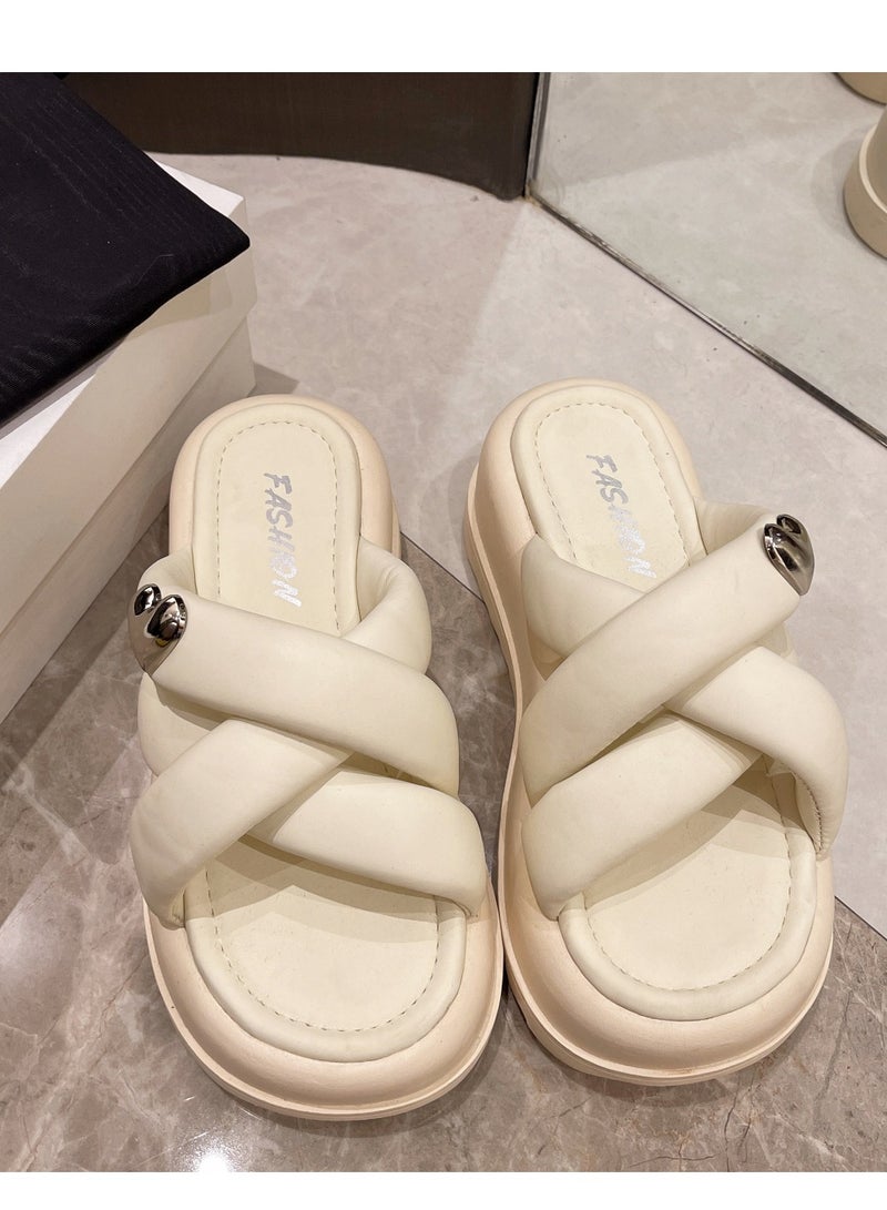 Women's Designer Style Comfortable Thick Soled Sandals - Image 1