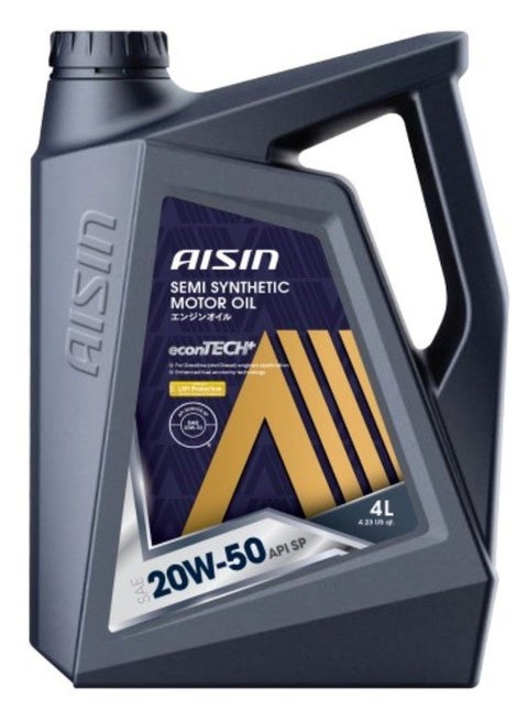 Semi-Synthetic Engine Oil 20W-50 SP  5,000 KM (4 Liters)