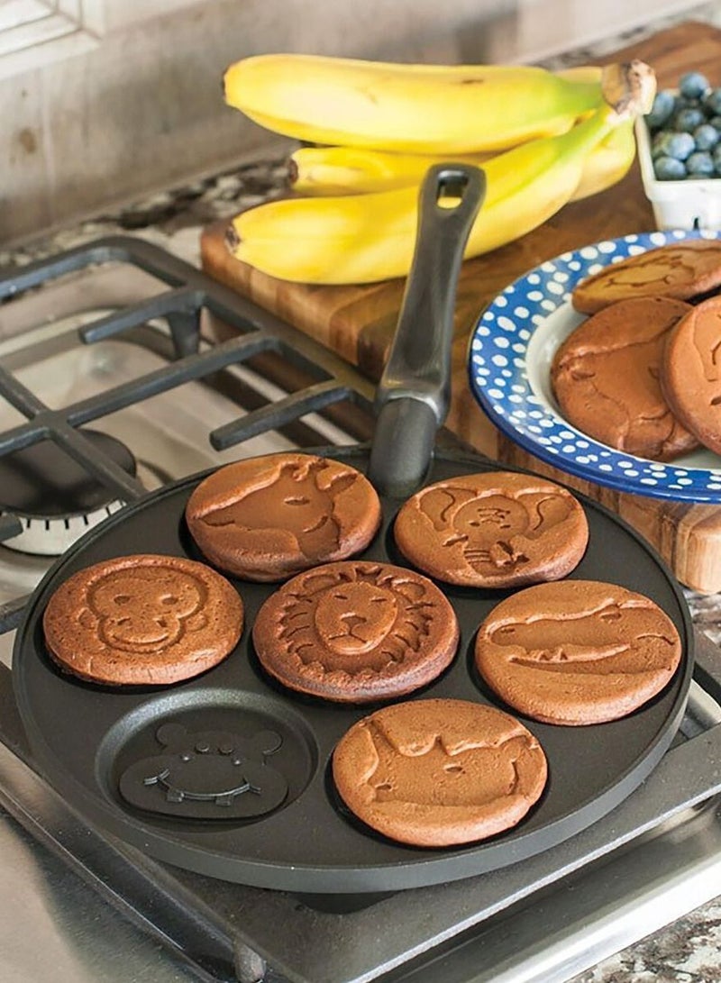 Nordic Ware Zoo Friends Pancake Pan Black - Image 2