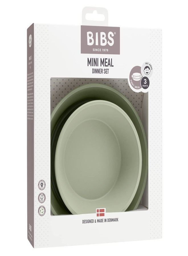 BIBS Dinner plate Set, Sage/Hunter Green - Image 2