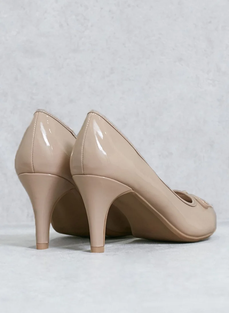 EVANS Heeled Court Shoes
