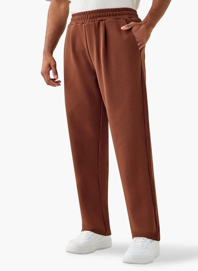 سبلاش فيڤ بنطلون رياضي بخصر مرن وقصة عادية بجيوب