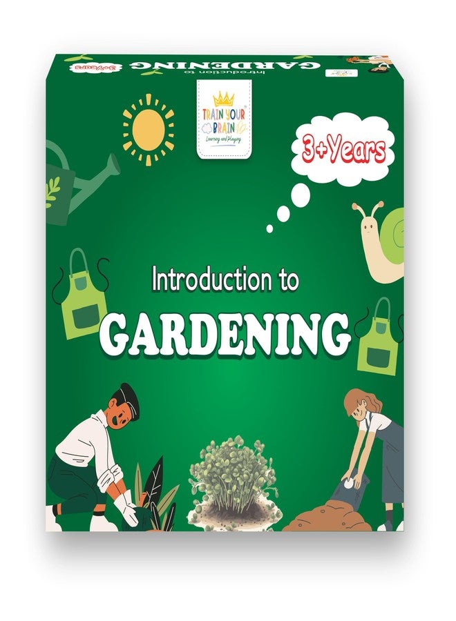 Train your Brain Introduction to Gardening DIY KIT, Mess Free Gardening for Kids - Image 1