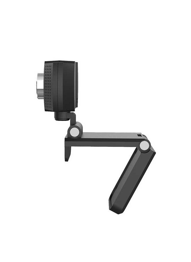 Kisonli Webcam Full HD 1080P , Auto focus webcam USB plug and play free driver With Microphone, 30 FPS, Angle 90 -Black  - Image 3