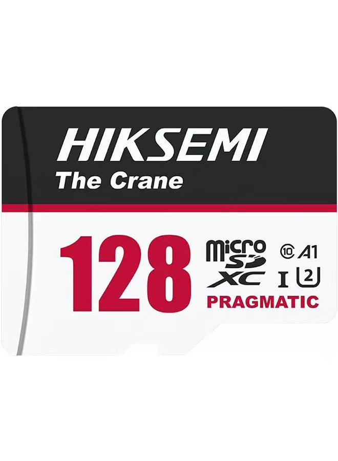 HIKSEMI The Crane 128GB Micro SDXC TF Card, A1 U2 Pragmatic Memory Card, Up to 100MB/s Read Speed, Micro SD Card for Car Dash Cam, Home Smart Security Camera, Smartphone & Tablet - Image 1