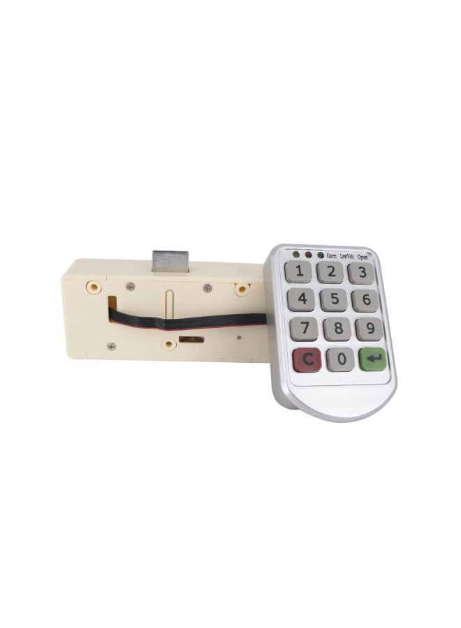 NIBEMINENT Digital Electronic Lock White/Beige  - Image 2