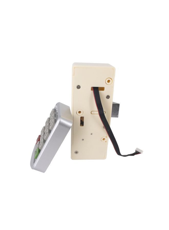 NIBEMINENT Digital Electronic Lock White/Beige  - Image 3