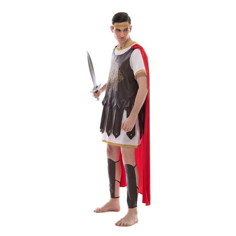 EraSpooky Roman Warrior Costume Men Soldier Halloween Gladiator Party Dress Up - Image 5