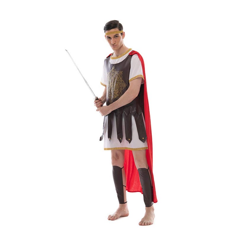 EraSpooky Roman Warrior Costume Men Soldier Halloween Gladiator Party Dress Up - Image 4