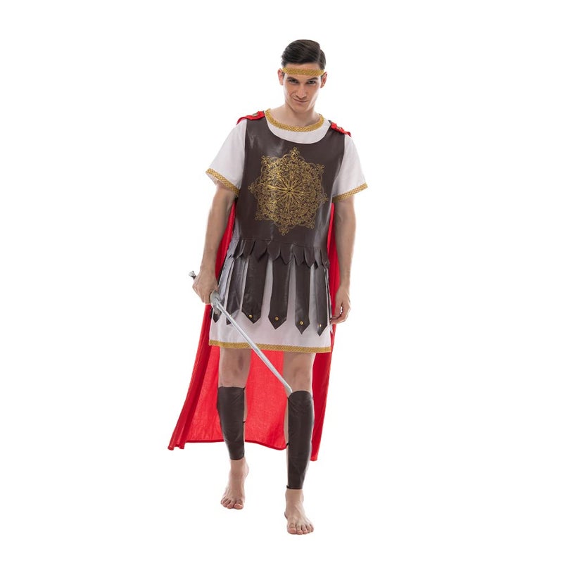 EraSpooky Roman Warrior Costume Men Soldier Halloween Gladiator Party Dress Up - Image 3