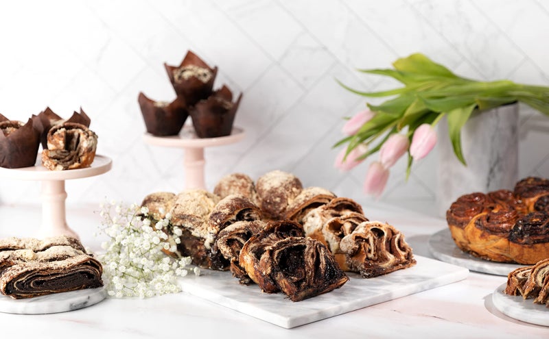 Chocolate Babka Bread | Hungarian Chocolate Babka Cake | Chocolate Cake | Baked Fresh Daily | Kosher, Dairy Free & Nut Free | 16 oz Stern’s Bakery - Image 5