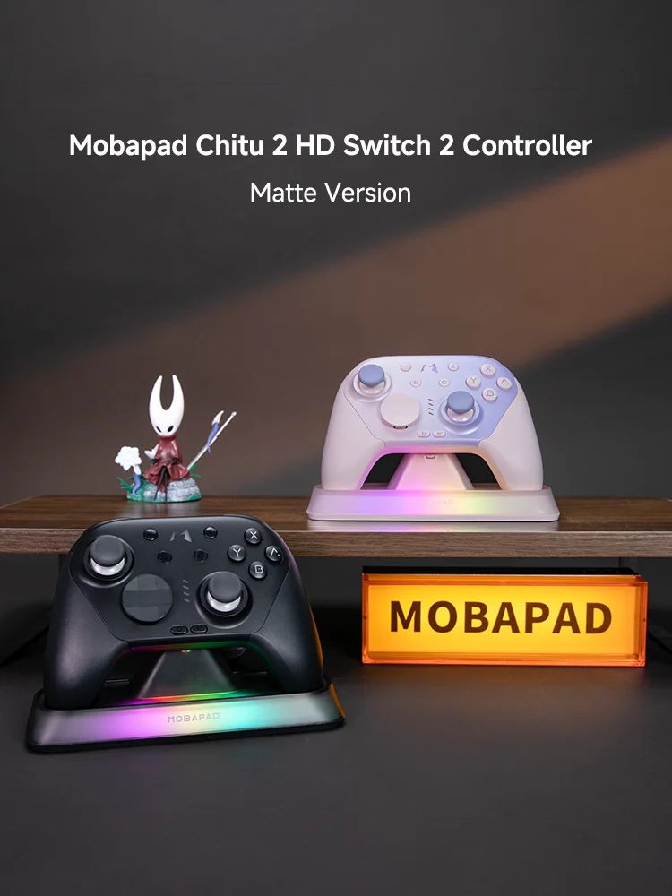Mobapad Chitu 2 HD Mechanical Gaming Controller with Charging Dock for Nintendo Switch 1/2 PC Android iOS, Gray - Image 3