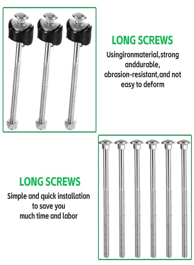 STARVAST 24pcs 3inch Trampoline Screws, Long Screw Trampoline Replacement Parts, Steel Trampoline Accessories, Replacement Screw Parts Jump Stability Tool, Contains Wrench - Image 4