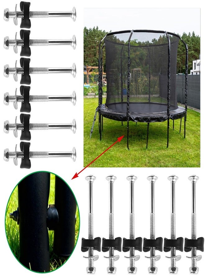 STARVAST 24pcs 3inch Trampoline Screws, Long Screw Trampoline Replacement Parts, Steel Trampoline Accessories, Replacement Screw Parts Jump Stability Tool, Contains Wrench - Image 5