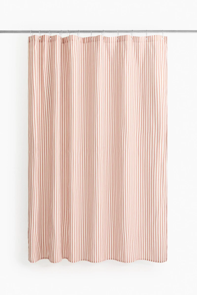 H&M Striped shower curtain