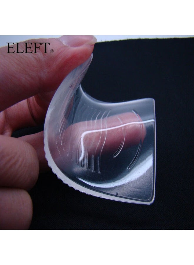 Eleft Gel Heel Pad, Half-size Heightening Shoe Insert, Transparent Gel - Image 2