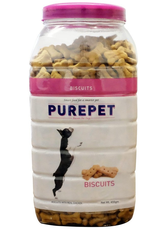 PUREPET PUREPET Dog Treat Biscuit,Mutton Flavour For All Life Stages 455G Pack  - Image 1