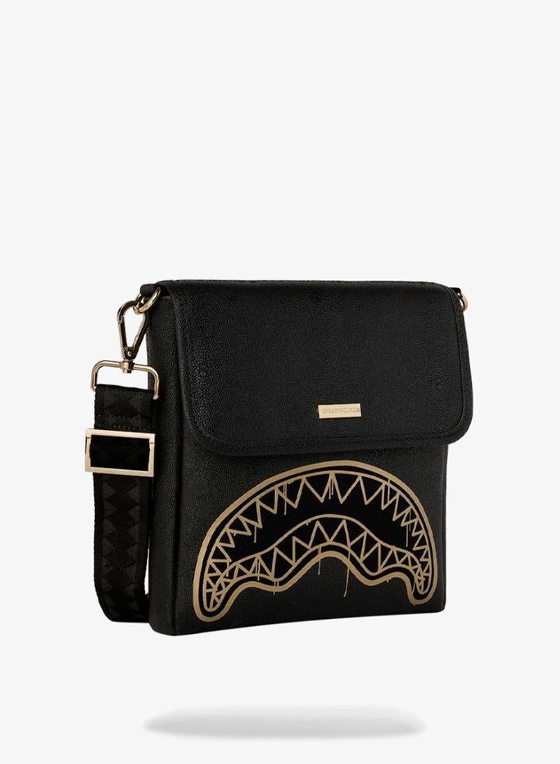 SPRAYGROUND THAT GOLD DRAP MESSENGER SLING - Image 2