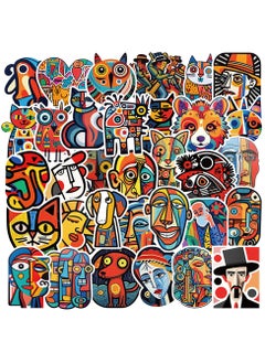 50-Piece Picasso Art Paint Stickers