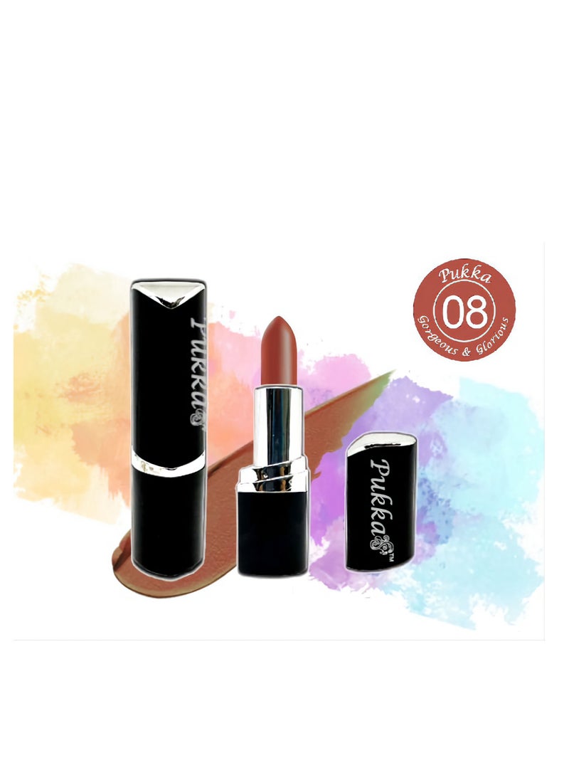 Pukka Intense Matte Lipstick -08  - Image 1