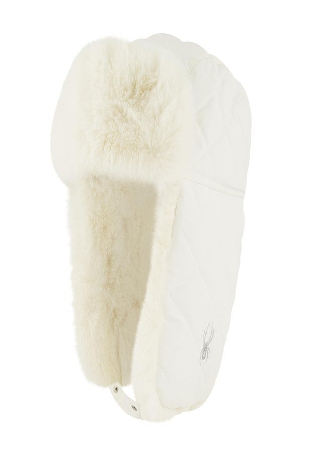 سبايدر قبعة سبايدر النسائية المبطنة والمعزولة المصنوعة من النايلون، لون لؤلؤي، مقاس واحد - Image 2