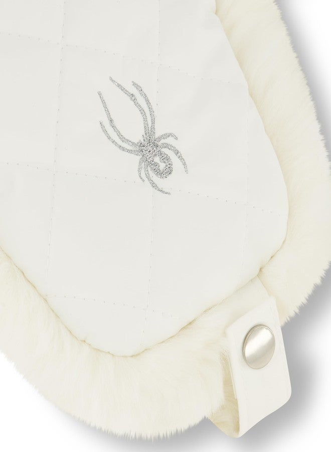 سبايدر قبعة سبايدر النسائية المبطنة والمعزولة المصنوعة من النايلون، لون لؤلؤي، مقاس واحد - Image 3