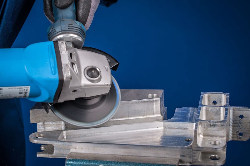 PFERD COMBICLICK Disc Set, 19 pcs. | 4-1/2 inch Dia. | 5/8-11 Thread | 48192 - for coarse Grinding to polishing Work with an Angle Grinder, only Available in a Set - Image 2