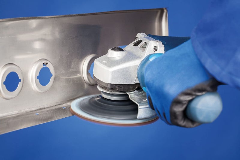 PFERD COMBICLICK Disc Set, 19 pcs. | 4-1/2 inch Dia. | 5/8-11 Thread | 48192 - for coarse Grinding to polishing Work with an Angle Grinder, only Available in a Set - Image 3