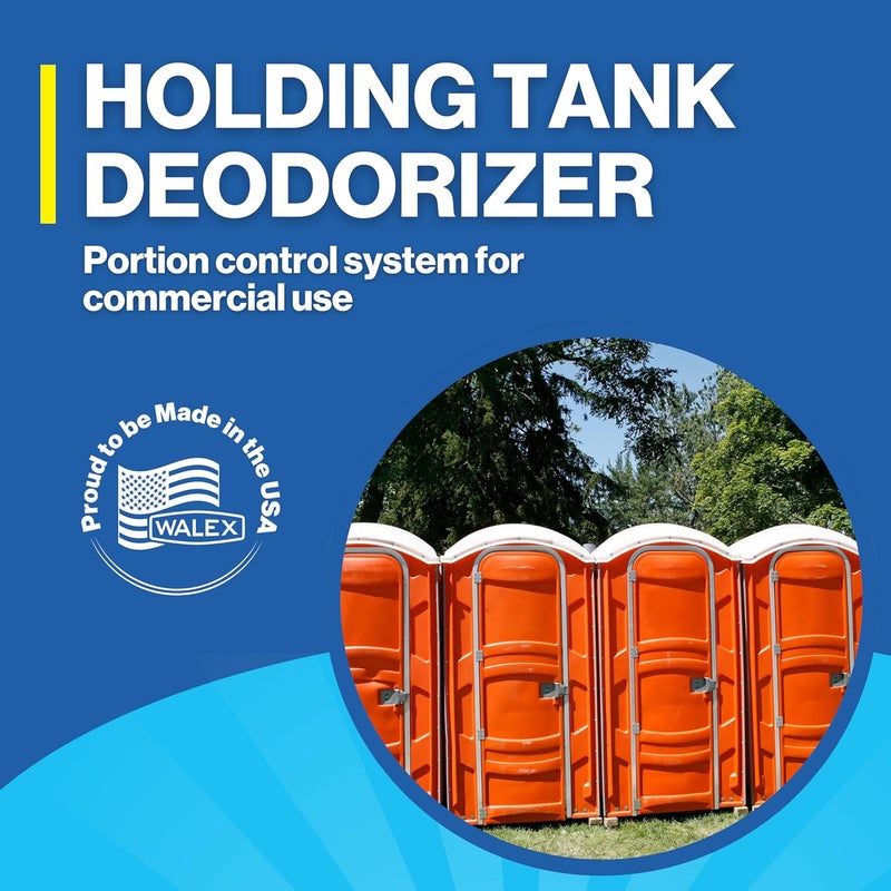 Walex PPSGBG Porta-Pak Commercial Holding Tank Deodorizer Drop-Ins, Sunglow Scent (Pack of 50) Permanent & temporary usable - Image 3