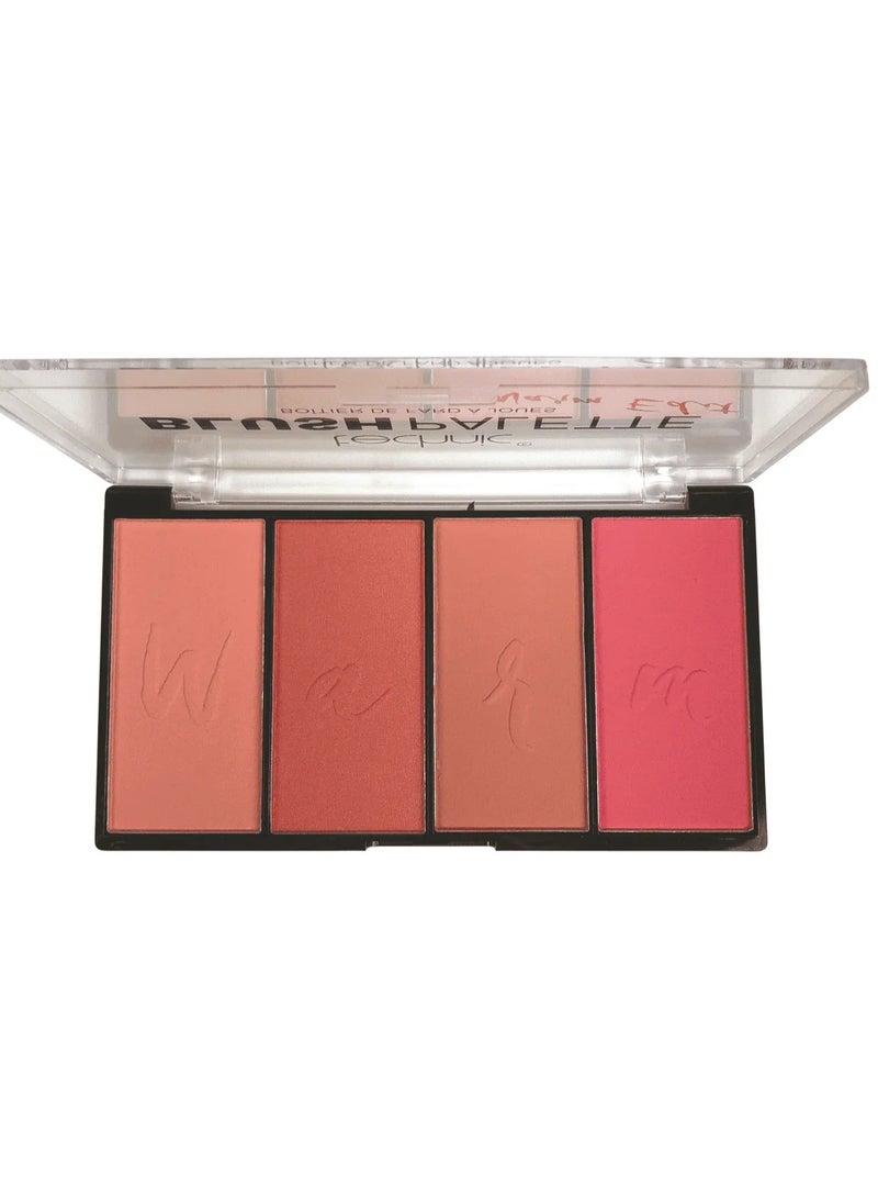 Technic Blush Powder Palette 4 Colors Warm Edit 20g - Image 2