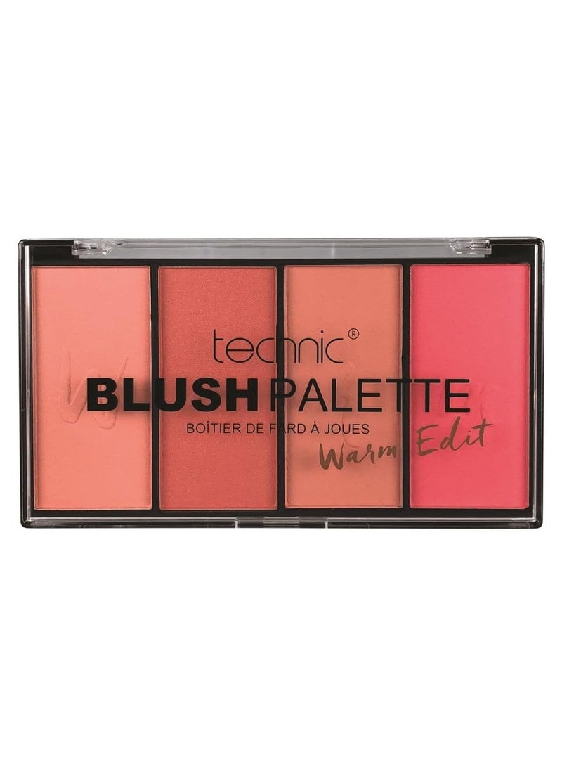 Technic Blush Powder Palette 4 Colors Warm Edit 20g - Image 3