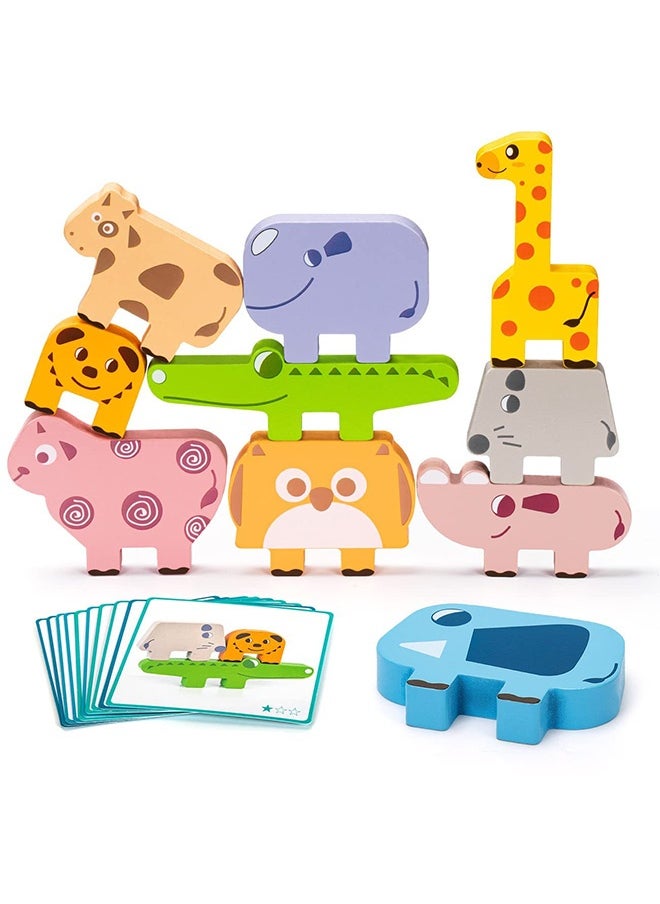 Peachjoy Montessori Toys for 1 2 3 4 Year Old Year, Wooden Blocks Sorting and Stacking Toys Gifts for 2-4 Year Old Girl Boy Toddlers, Kids Preschool Educational Toys Fine Motor Skills Learning Games  - Image 1
