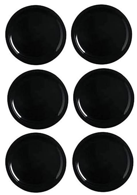 Coolkart Plastic SnacksSideHalf Plates Set BPA Free Food Grade Unbreakable Plates Quarter Plate Pack of 9 Microwave Safe - Image 4