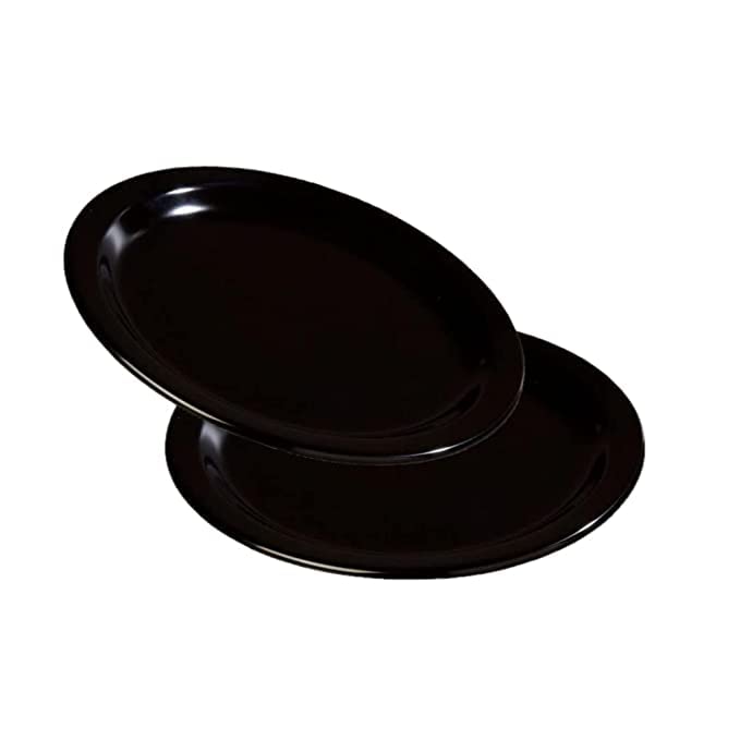 Coolkart Plastic SnacksSideHalf Plates Set BPA Free Food Grade Unbreakable Plates Quarter Plate Pack of 9 Microwave Safe - Image 2