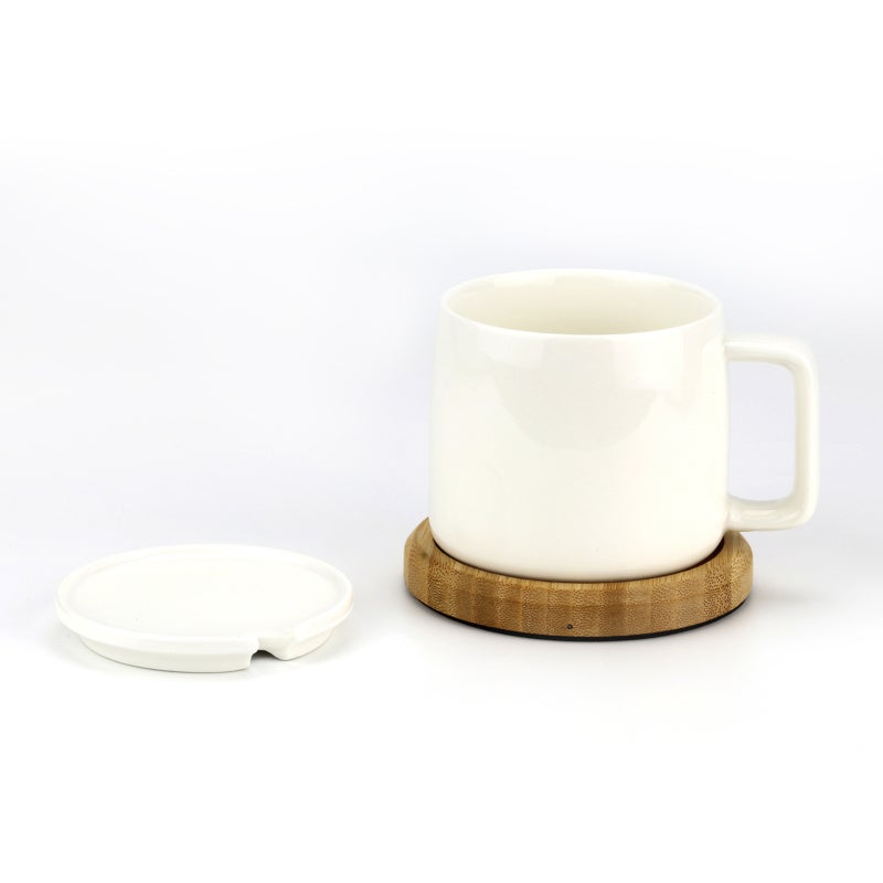 Coffee Warmer: 131°F/55°C Constant Temperature - USB Powered White Desk Accessory for Office Home Travel Hot Beverage Lovers - Image 5