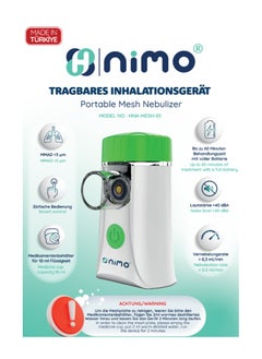 NEBULIZER Vapor Spray for Breathing Device-NIMO - HNK-MESH-01 Model