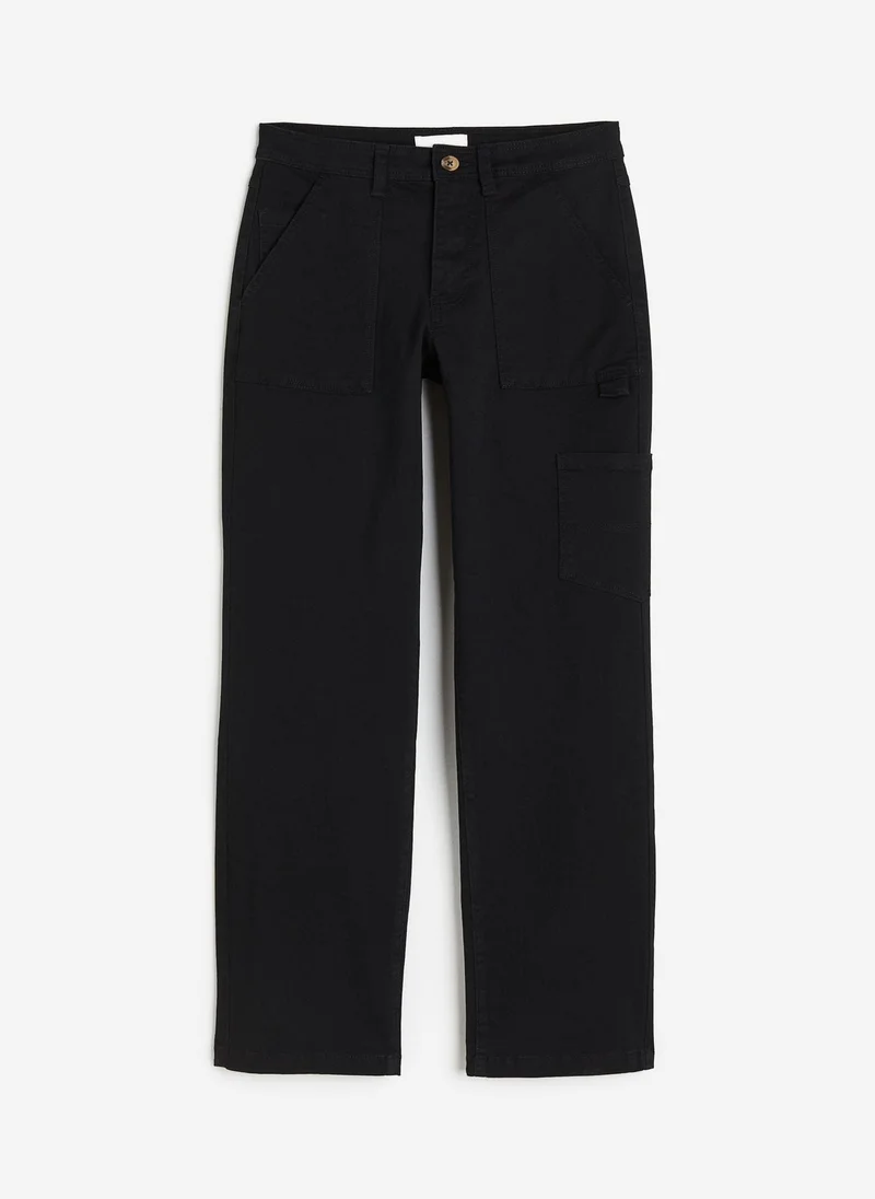 H&M Twill Cargo Trousers