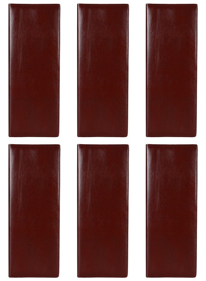 مجموعة FutureX من 6 مجلدات حلقية لقوائم الطعام للمطاعم والفنادق، مجلد ملفات الأعمال، حامل المستندات، حافظة/منظم/مخطط (مجلد ذو 4 حلقات) (بني) - Image 2