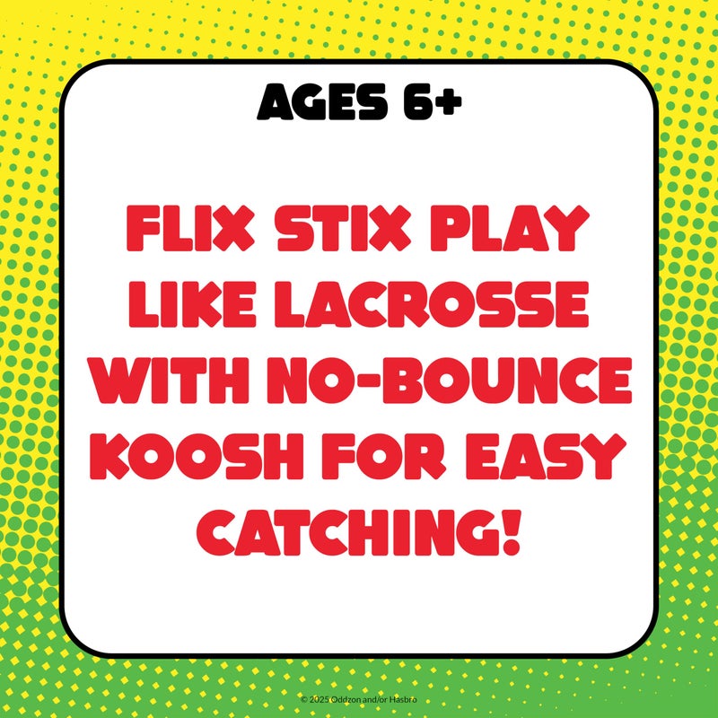 Koosh Flix Stix â€“ Kids Outdoor Toys, Beach Toys, Plays Like Lacrosse, Kids Games, Outdoor Games for Adults and Family, Koosh Ball Included, Outdoor Play Toys, Screen-Free, Ages 6+ - Image 3