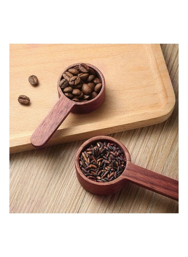 Loquat Wooden Measuring Spoon Brown  - Image 2