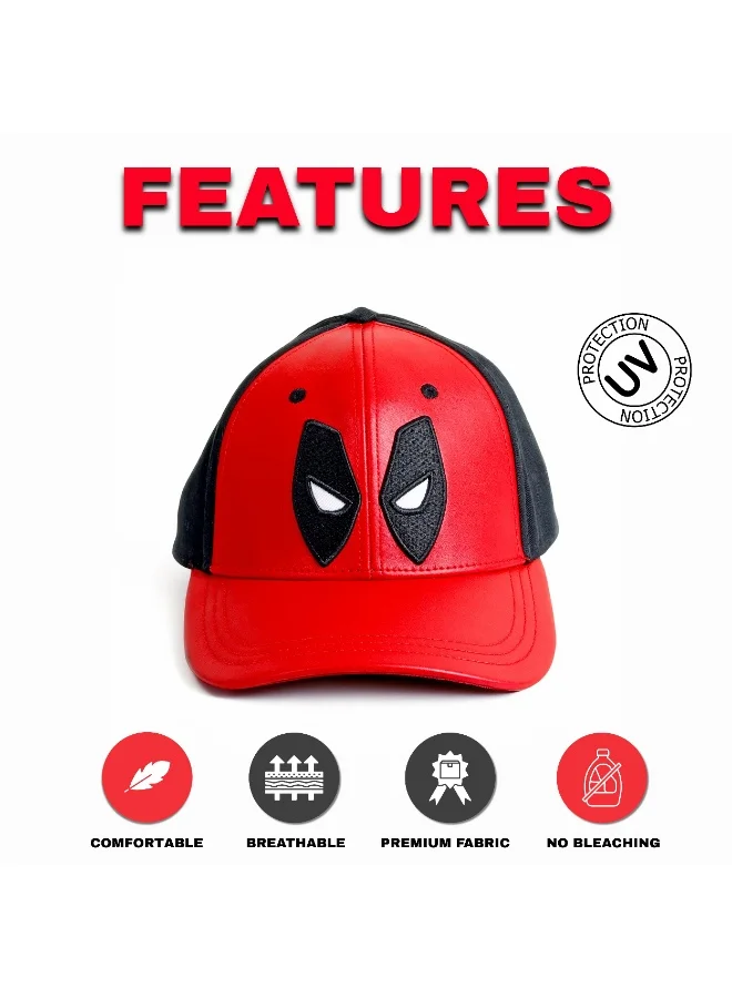 MARVEL red Marvel Deadpool v5 Adult Premium Cap for Men | Best Price UAE