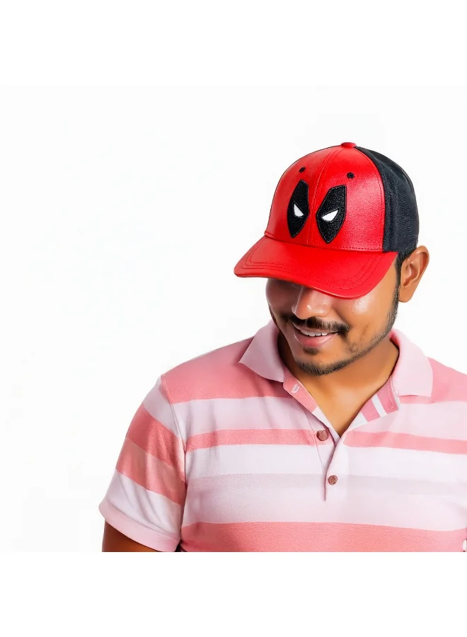 MARVEL red Marvel Deadpool v5 Adult Premium Cap for Men | Best Price UAE