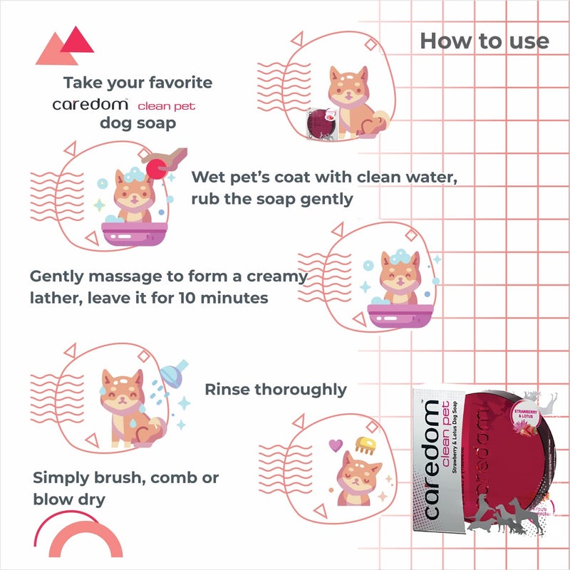 Caredom Lotus Dog Soap, 75 g - Image 5