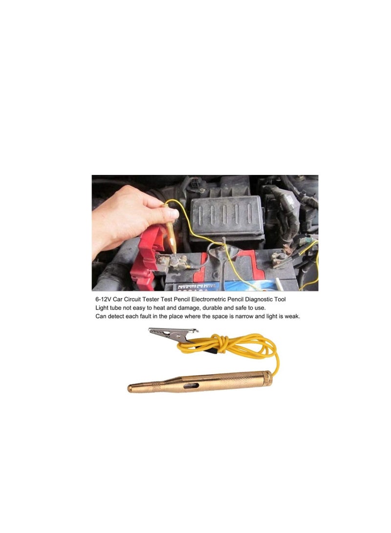 ABBASALI Car Circuit Tester, Car Circuit Tester Test Pencil Electrometric Pencil Diagnostic Tool  - Image 3