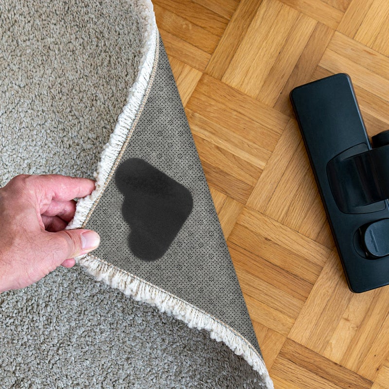 10 Pcs Rug Tapes Rug Stickers Carpet Tape Rug Corner Grippers Reusable For Home Office - Image 3